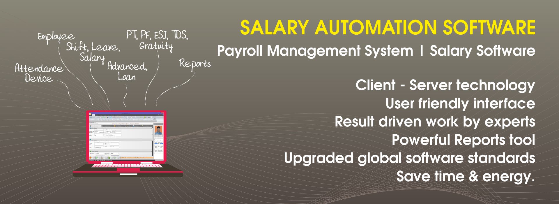Salary Software, Payroll Software, Employee Salary Software, Vadodara, Gujarat, India, Mits Infotech